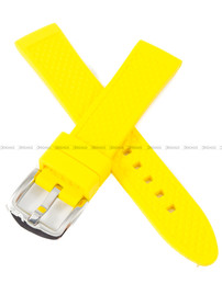 Pasek silikonowy żółty do zegarka Vostok Europe N-1 Rocket NH35A-125A747 - 20 mm