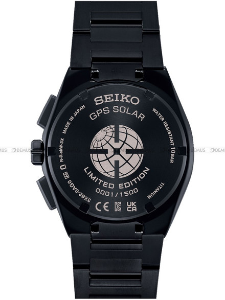 Zegarek Męski Seiko Astron "Yozakura" Titanium GPS Solar SSJ029J1 - Limitowana Edycja