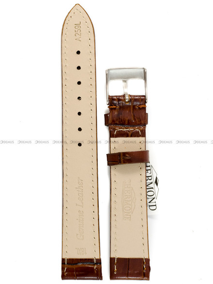 Pasek skórzany do zegarka - Chermond A259L.18.2 - 18 mm - XL