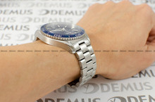 FujiTime Automatyczny M7138Q-Silver-Blue Zegarek Męski