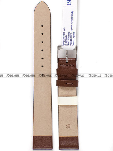 Skórzany pasek do zegarka Morellato A01X5126875134CR16, 16 mm, Brązowy