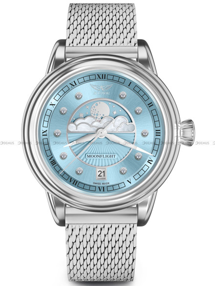 Zegarek Damski Aviator Douglas MoonFlight Diamonds Edition V.1.33.0.359.5