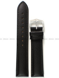 Skórzany pasek do zegarka Hirsch 04302050-2-20, 20 mm, Czarny