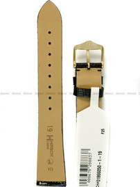 Pasek skórzany z jaszczurki do zegarka - Hirsch Lizard 01866050-1-19 - 19 mm