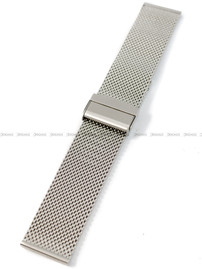 Bransoleta mesh do zegarka - Pacific MS-08-31-24MM - 24 mm - srebrna