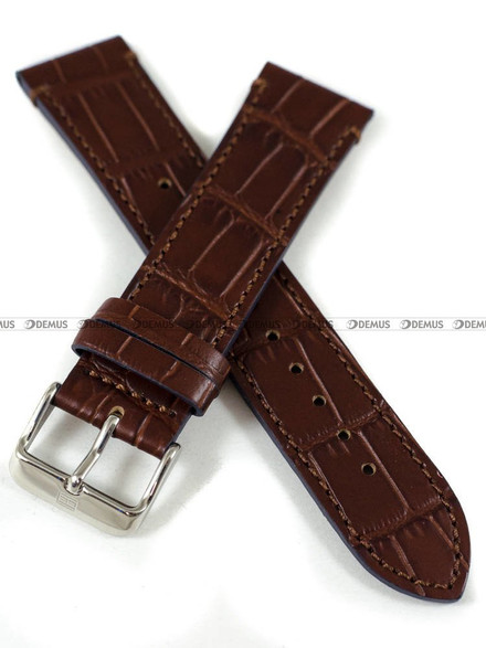 Skórzany pasek do zegarka Tommy Hilfiger Tommy-Hilfiger-1710416, 22 mm, Brązowy