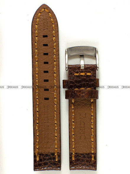 Skórzany pasek do zegarka Pacific W24.20.2.3, 20 mm, Brązowy