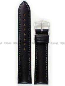 Skórzany pasek do zegarka Hirsch 01002050-2-20, 20 mm, Czarny