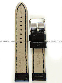 Skórzany pasek do zegarka Pacific W49.20.1.1, 20 mm, Czarny