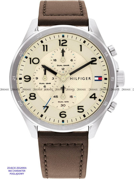 Pasek skórzany do zegarka Tommy Hilfiger 1792003 - 21 mm