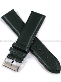 Skórzany pasek do zegarka Tekla PT24.22.3, 22 mm, Zielony