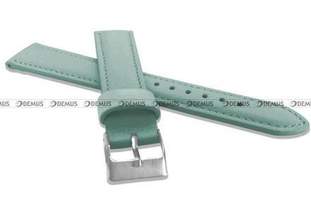 Skórzany pasek do zegarka Minet MSBUT16, 16 mm, Zielony