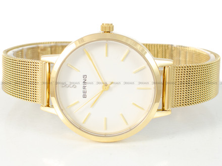 Bering Classic 13434-334-GWP Zegarek Damski - Naszyjnik wysadzany kryształkami w zestawie