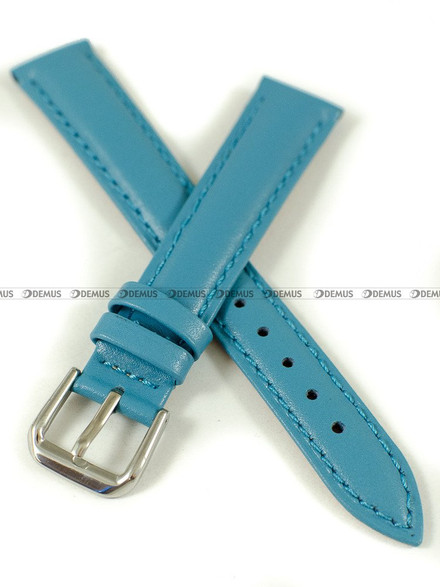 Skórzany pasek do zegarka Pacific W94.16.51.51, 16 mm, Niebieski