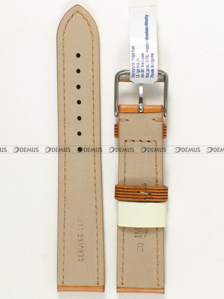 Skórzany pasek do zegarka Morellato A01X5046B71046CR20, 20 mm, Brązowy