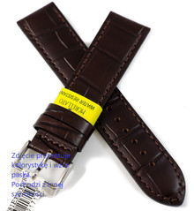 Wodoodporny Pasek skórzany do zegarka - Morellato A01X6081E32032CR24 - 24 mm