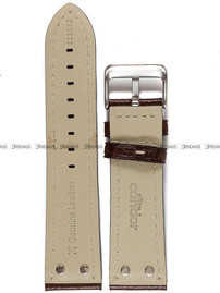 Skórzany pasek do zegarka Condor 683R.02.24.W, 24 mm, Brązowy