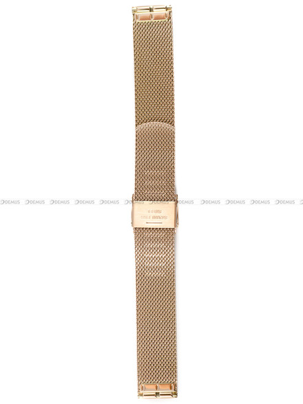 Bransoleta mesh do zegarka - Rochet Asti 2255189 - 16-18 mm - Różowe złoto