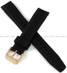 Pasek silikonowy do zegarka Orient FNR1V001B0, FNR1V001T0, FNR1V002W0 - VDEWJ0B - 18 mm