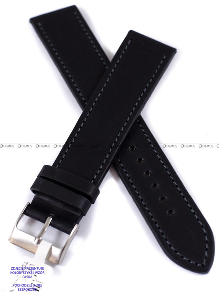 Pasek skórzany do zegarka - LAVVU LSAXB12 - 12 mm - XL