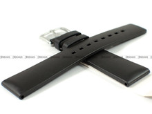 Kauczukowy pasek do zegarka Hirsch 40538850-2-20, 20 mm, Czarny