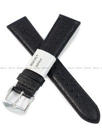 Pasek skórzany do zegarka - Rochet Buffalo 5020701 - 20 mm - Czarny