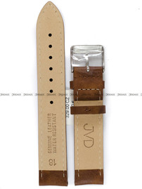 Pasek skórzany wodoodporny do zegarka - JVD R41903/18 - 18 mm