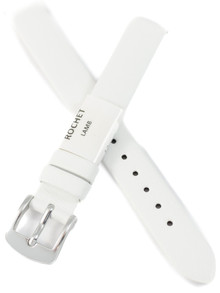 Pasek skórzany do zegarka - Rochet Trendy 6340302 - 12 mm - Biały
