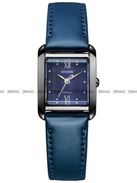 Citizen Square Eco-Drive EW5597-63L Zegarek Damski - Limitowana Edycja - dodatkowy pasek w zestawie