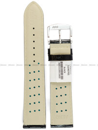 Pasek skórzany do zegarka - Rochet Yaounde 5190701 - 20 mm - Czarny