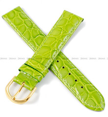 Pasek skórzany do zegarka - Demus PSD5.18.11-G - 18 mm