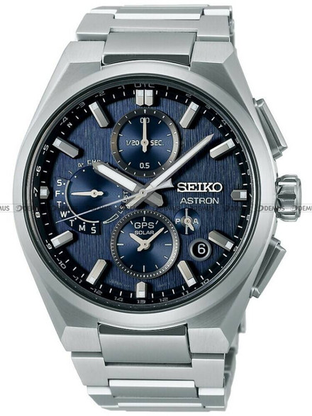 Zegarek Męski Astron GPS Solar 5X Dual-Time Chronograph SSH161J1