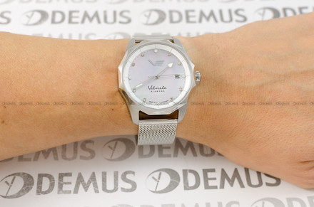 Zegarek Damski Vostok Europe Vilnele VS42-125A755BM - z diamentami - Zestaw