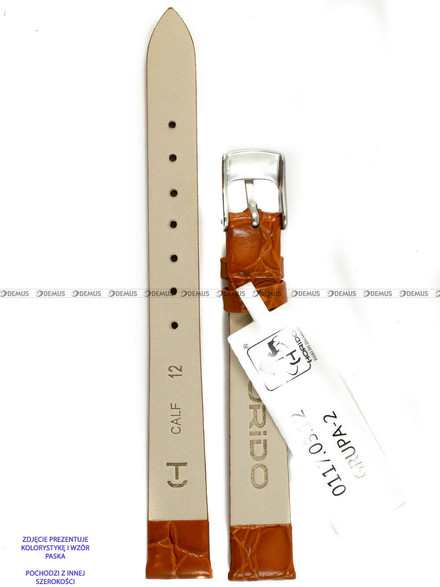 Pasek skórzany do zegarka - Horido 0117.03.13 - 13 mm