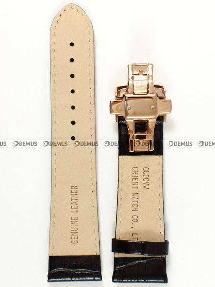 Skórzany pasek do zegarka Orient UDCVWRT, 24 mm, Brązowy