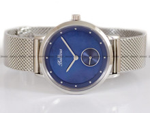Zegarek Damski Balticus New Sky, silver, dark blue pearl - W zestawie dodatkowy pasek