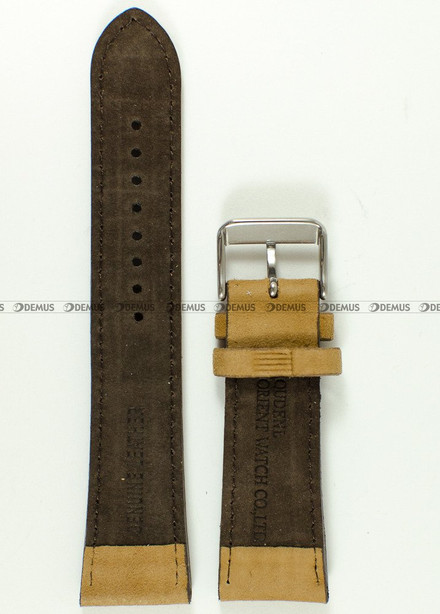 Skórzany pasek do zegarka Orient UDENLST, 24 mm, Brązowy