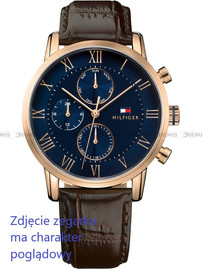 Pasek skórzany do zegarka Tommy Hilfiger 1791399 - 22 mm