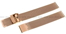 Bransoleta mesh do zegarka - Pacific MS-04-33-18MM - 18 mm - Różowe złoto