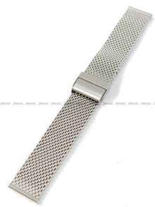 Bransoleta mesh do zegarka - Pacific MS-10-31-20MM - 20 mm - srebrna