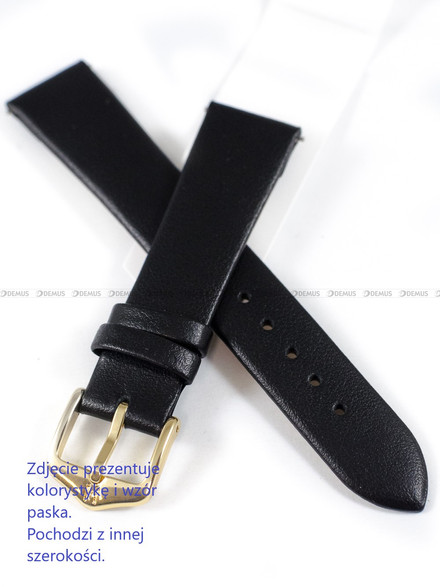 Pasek skórzany do zegarka - Hirsch Toronto 03702150-1-09 - 9 mm