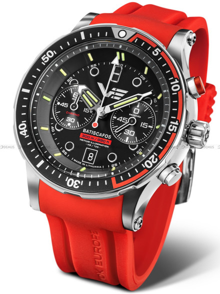 Zegarek Męski Vostok Europe Batiscafos Chrono 6S21-511A771B - Zestaw