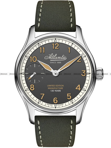 Zegarek Męski Mechaniczny Atlantic Worldmaster 135 Year Anniversary 52953.41.43 - Limitowana Edycja 