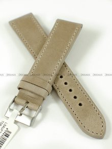 Skórzany pasek do zegarka LAVVU LSAUF20, 20 mm, Brązowy