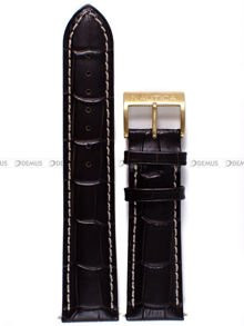 Skórzany pasek do zegarka Nautica A31501, 22 mm, Brązowy