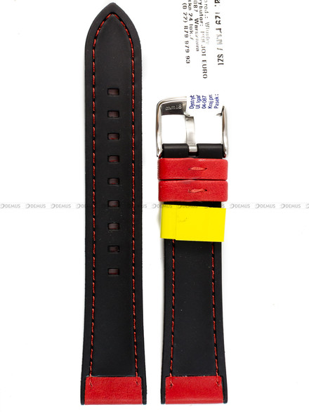 Pasek do zegarka skórzano gumowy - Morellato Flyboard A01X5121712083CR20 20 mm