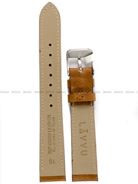 Pasek skórzany do zegarka - LAVVU LSAUE16 - 16 mm