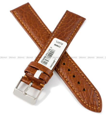 Pasek skórzany do zegarka - Chermond A247L.20.3 - 20 mm - XL