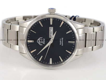 FujiTime M7134Q-Silver-Black Zegarek Męski